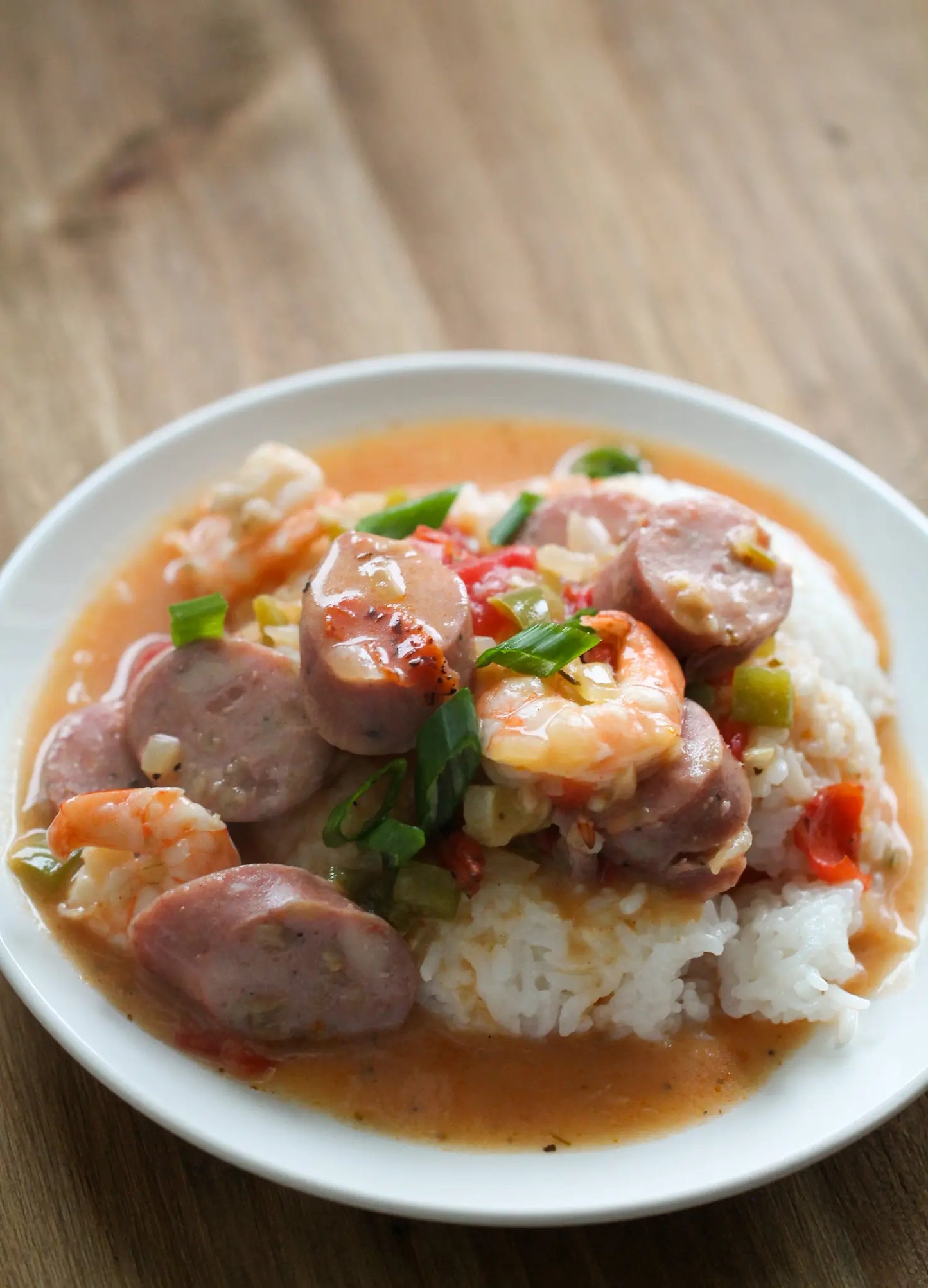 Chicken Sausage + Shrimp Gumbo