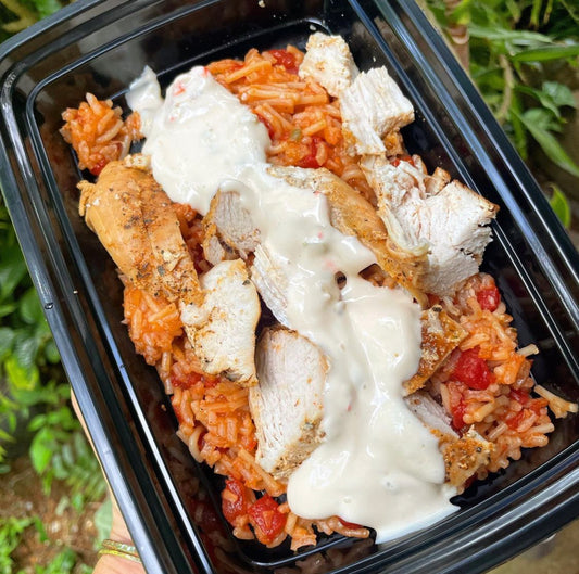 Arroz Con Pollo/Camarones