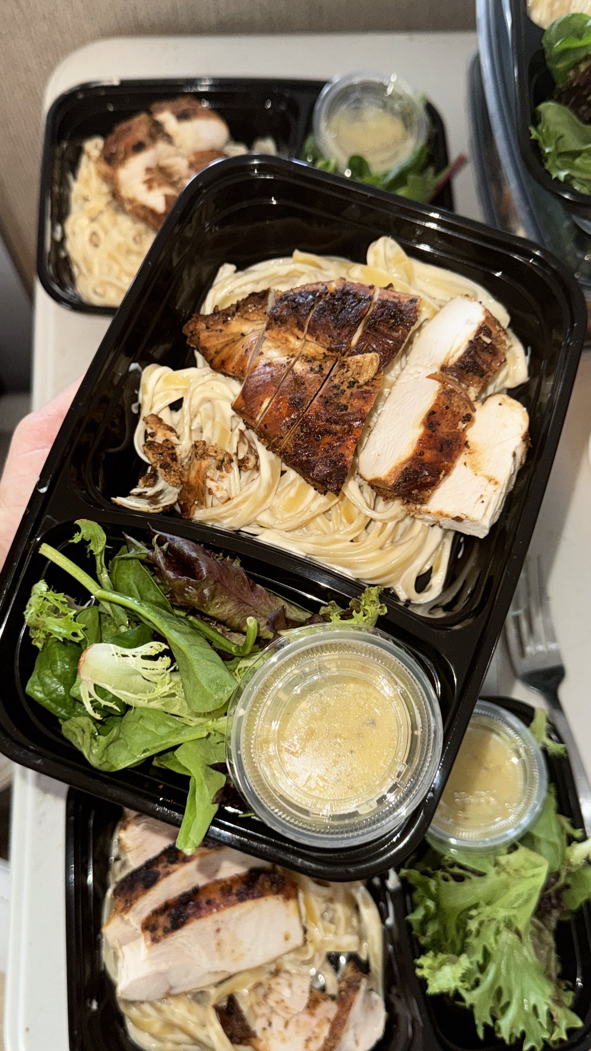 Fettuccine Alfredo (Chicken or Shrimp)