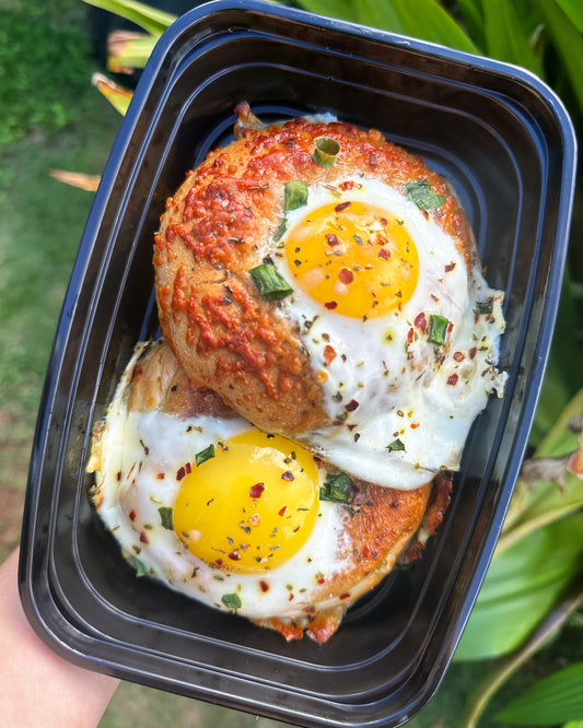 Cheesy Eggy Bagel